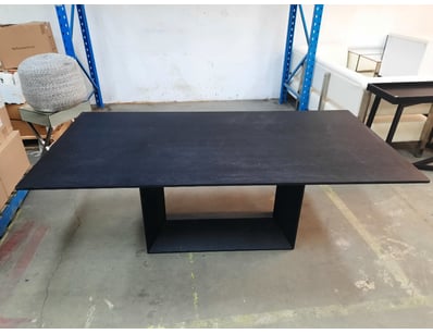 Large Table, Timber Style, Black Finish

Dimension...