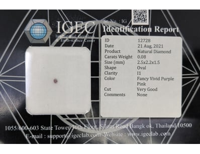 Diamond And Gemstone Market (A980) - Lot 1503