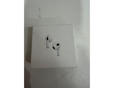 Apple AirPods with Lightning Charging Case.

