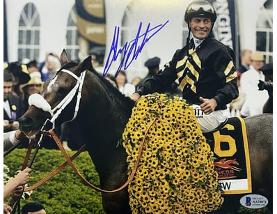 GARY STEVENS (CHAMPION US JOCKEY) SIGNED PHOTO

...