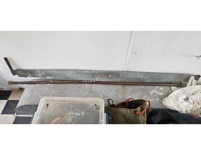 Metal farming tools, including tree saw

Sold as l...