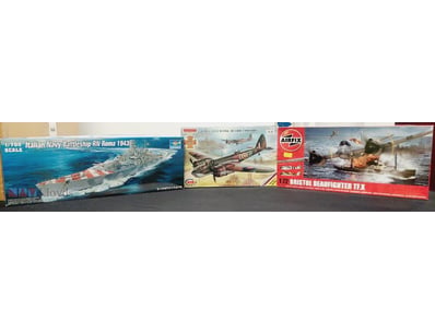 VINTAGE SCALE MODEL AIRCRAFT AND WARSHIP KIT COLLE...