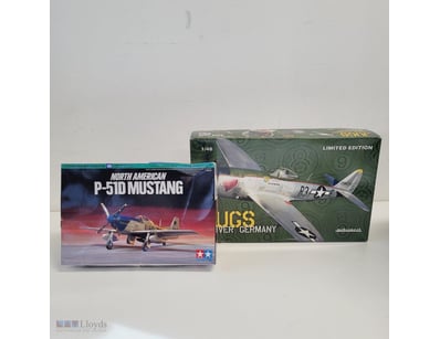 VINTAGE AIRCRAFT MODEL KIT COLLECTION - P-51D MUST...