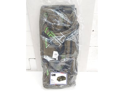 GM 909 Wheelie cricket kit bag in khaki with neon ...