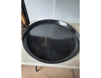 Large fry pan with handles, diameter 71cm.


