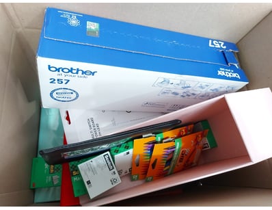 Bulk lot of office and stationery supplies includi...