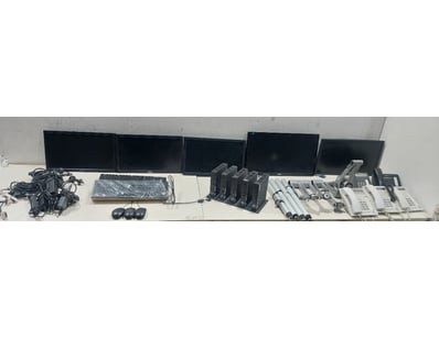 Office Equipment Lot, includes monitors,keyboards ...