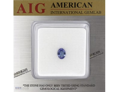 1.20CT NATURAL TANZANITE     

Oval Faceted Cut, V...