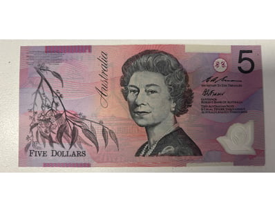 AUSTRALIAN $5 POLYMER BANKNOTE, R217A (UNC)

CV:...