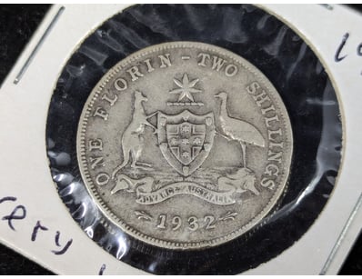 1932 AUSTRALIAN FLORIN

Very Low Mintage

Cond...