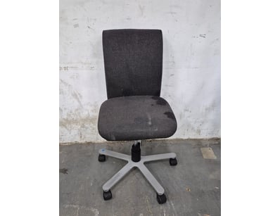 Fabric Office chair, black finish.

BID PER EACH....