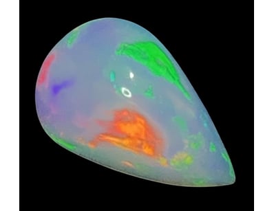 1.59 CARAT CERTIFIED NATURAL WHITE OPAL

Identif...