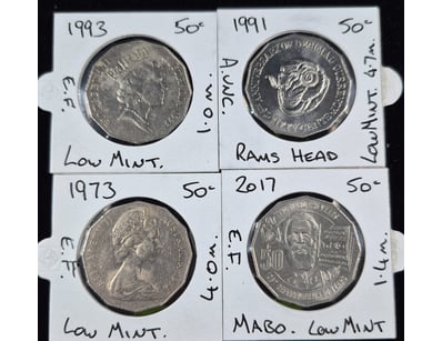 UNRESERVED Banknotes & Coins (A996) - Lot 1012