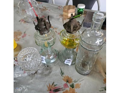 Vintage Assorted Glassware including pressed clear...