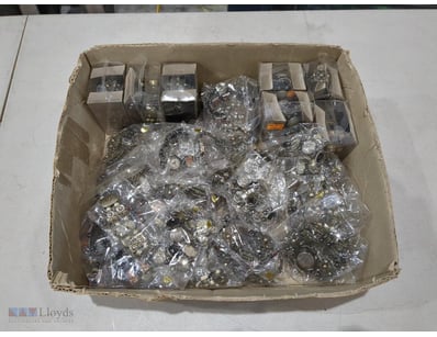 Assorted Box Of Elastic Watches & Bracelets. Qty t...