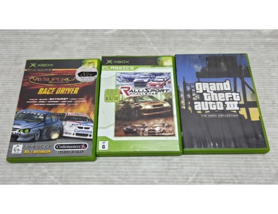 Xbox games includes Race Driver, RalliSport challe...