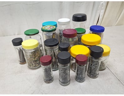 Assorted Nuts & Screws, Various Sizes

SOLD AS L...