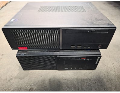 Lot comprises two Lenovo V520S-08IKL desktop compu...