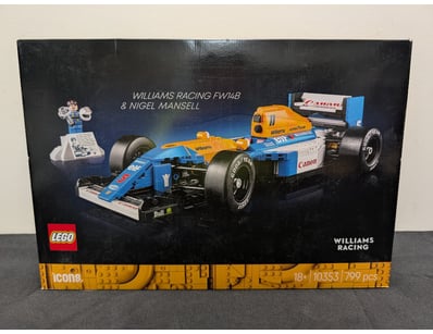 LEGO ICONS WILLIAMS RACING FW14B FORMULA 1 RACE CA...
