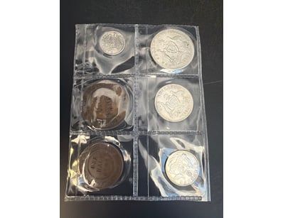 1922 AUSTRALIAN ONE FLORIN TWO SHILLINGS, 1922 AUS...