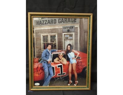AUTOGRAPHED PHOTOGRAPH OF BACH. WOPAT. SCHNEIDER.
...