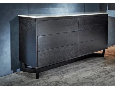 RRP: $1790, Dresser, Oak Frame. High density marbl...