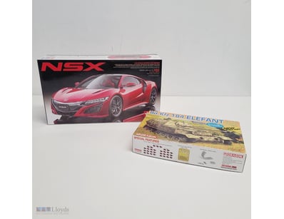 SCALE MODEL KITS - ACURA NSX AND SD.KFZ.184 ELEPHA...