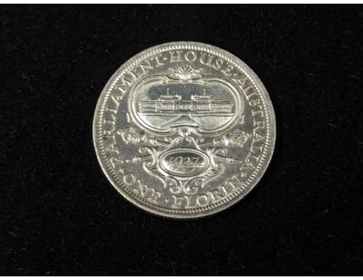 1927 AUSTRALIAN 8 PEARL PARLIAMENT HOUSE FLORIN
...