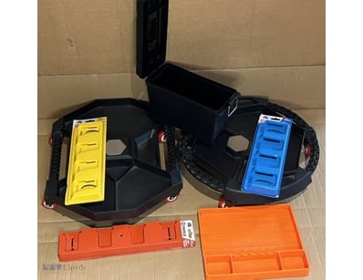 Tool Caddies And Battery Holders. 2 X New Rolling ...