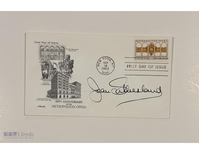 JOAN SUTHERLAND SIGNED F.D.C

 Dame Joan Sutherlan...