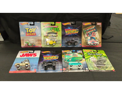 8X ASSORTED HOT WHEELS PREMIUM CARS INCLUDING RICK...