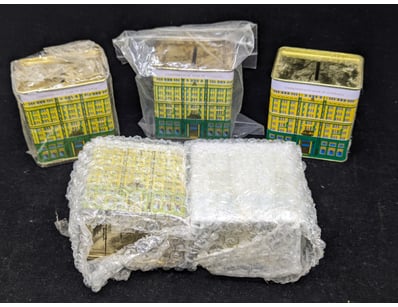 FIVE COMMONWEALTH BANK OF AUSTRALIA MONEY TINS

...