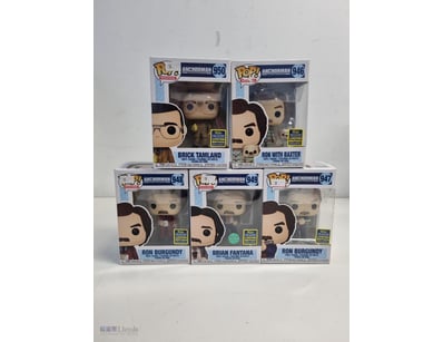 FUNKO POP ANCHORMAN VINYL FIGURE COLLECTION - 5 LI...
