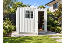 9ft Storage Container Features: - One