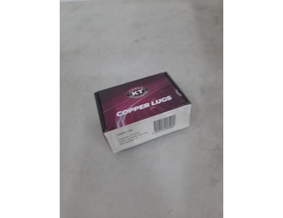 Box of copper lugs 50mm, 6mm stud, Approx Quantity...