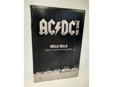 AC/DC "HELLS BELLS" SAUVIGNON BLANC WINE BOX - 6 X...