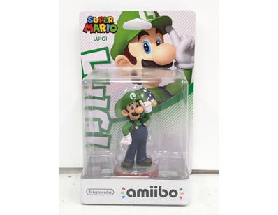 Nintendo amiibo Super Mario Collection Luigi figur...