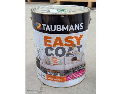 Paint, Taubmans, Interior Walls, Low Sheen, White,...