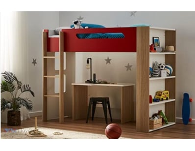 RRP $2,279 Bingo Loft Bunk Single Bed. Assembly re...