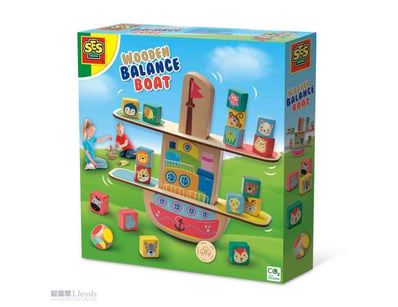 RRP $34.95 Wooden Balance Boat 

The wooden balanc...