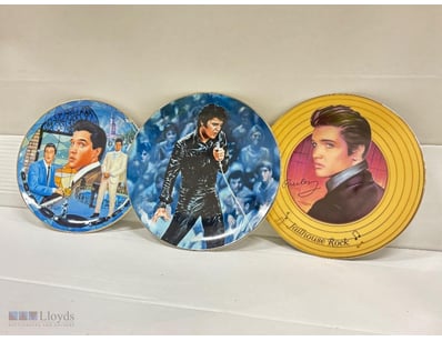 COLLECTION OF BRADFORD EXCHANGE PORCELAIN PLATES, ...