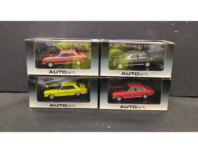 4X AUTOART FORD FALCON XY GTHO 1:24 SCALE MODEL CA...