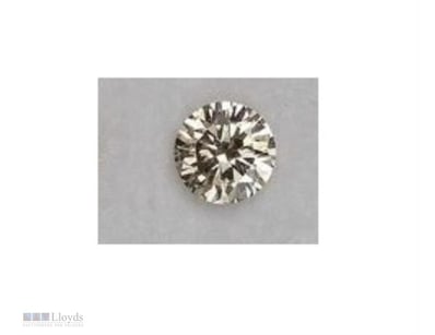 0.10 CARAT LIGHT BROWN ROUND DIAMOND        

Cond...