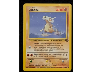 CUBONE POKÉMON TRADING CARD - BASE SET #50/64

C...