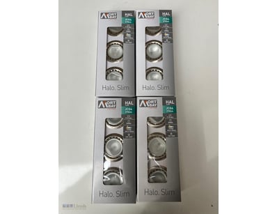 4 X Set of 3 Slim Downlight 3x20W, 2000hour life, ...