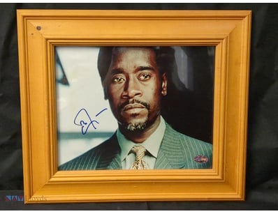 AUTOGRAPHED PHOTOGRAPH OF DON CHEADLE.

Item Size:...