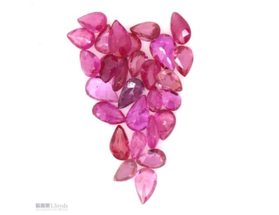 5.24CT TSW X 28, NATURAL CORUNDUM RUBIES     

Pea...