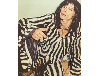 AEROSMITH LEAD STEVEN TYLER SIGNED PHOTO 

Steven ...
