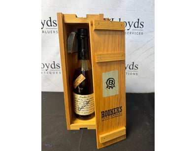 Booker's Bourbon whiskey, 8 years old, presented i...