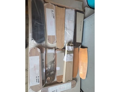 Assorted Ceiling Fan Blades 

SOLD AS LOT

